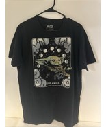 STAR WARS / MANDALORIAN, BABY YODA -THE CHILD T-SHIRT / BLACK,  SZ. LARGE - $11.49 CAD