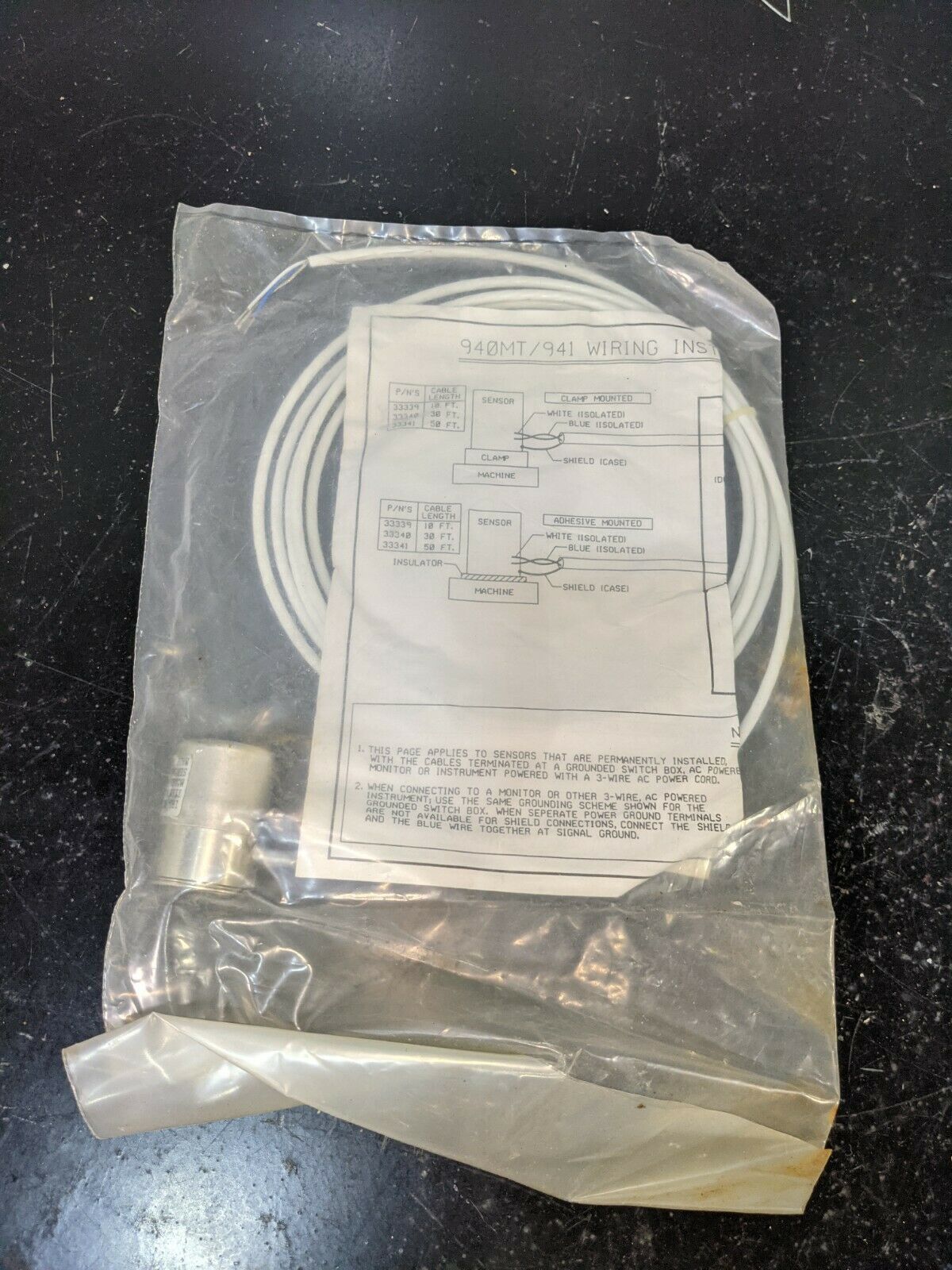 IRD MECHANALYSIS 941B ACCELERATOR SENSOR / NEW OLD STOCK / FREE RETURNS - $58.50