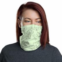 Dog Collection III Green Breathable Washable Neck Gaiter - £17.14 GBP