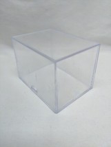 Ultra Pro 4&quot; X 3&quot; X 3&quot; Clear Plastic Deckbox Card Holder - £4.81 GBP