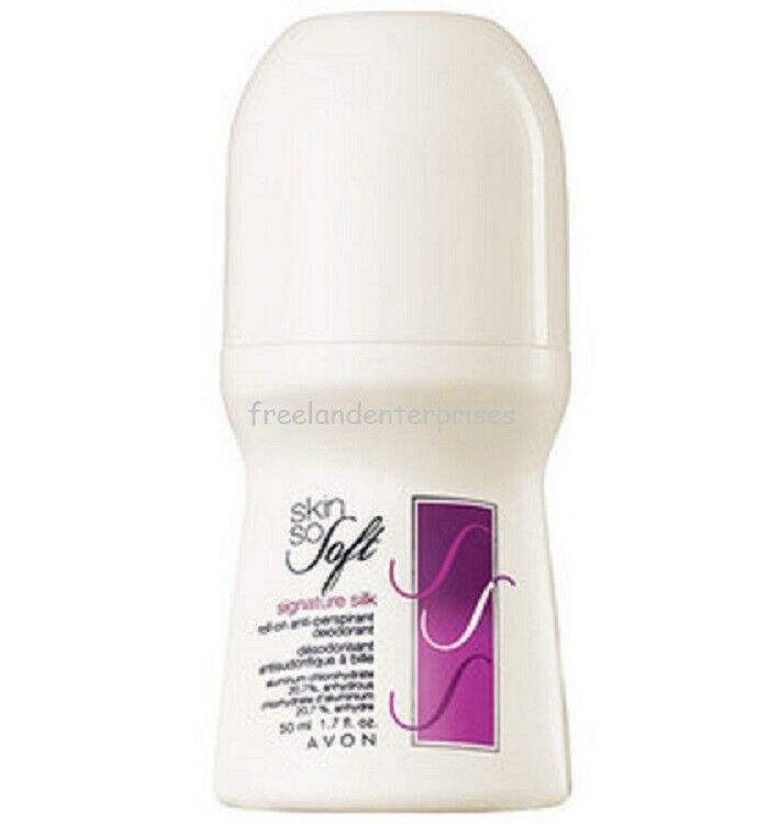 Primary image for Avon Roll On Skin So Soft Anti Perspirant Deodorant SIGNATURE SILK ~1.7 oz (New)
