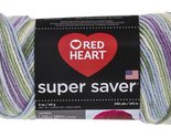 Red Heart Super Saver Yarn, Watercolor Print - £7.85 GBP
