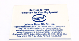 Vtg Universal Motor Oils Co Inc. Wichita Kansas Letterhead Stationary Paper Pad - £14.91 GBP