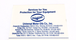 Vtg Universal Motor Oils Co Inc. Wichita Kansas Letterhead Stationary Paper Pad - £14.34 GBP