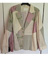 Womens Plus 20W Susan Bristol Multicolor Floral Pastel Blazer Jacket - $533.89 MXN