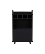 Bar Cart Kinsley, Living Room, Black - $365.16 CAD