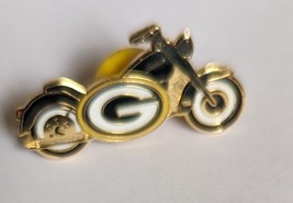 Green Bay Packers Motorcycle Lapel Pin - £10.96 GBP