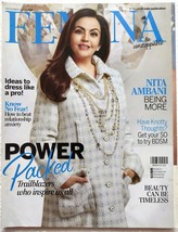 FEMINA India 24 December 2019 Nita Ambani Priya Dutt Reshma Qureshi - £15.65 GBP