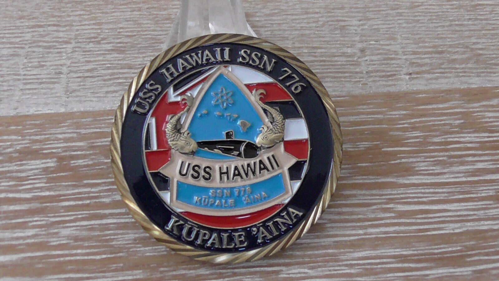 USN USS Hawaii SSN 776 Challenge Coin #C332 - $38.60