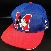 Vintage Mickey Unlimited Mickey Mouse Disney Baseball Cap Hat Adjustable 1990s - £23.35 GBP