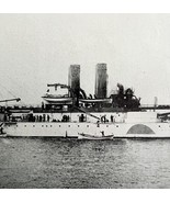 Battleship Maine Victorian 1898 Print Cuba&#39;s Freedom Spanish American Wa... - $560.03 MXN