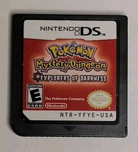 Pokemon Mystery Dungeon: Explorers of Darkness (DS, 2008) Tested Working! - $29.99