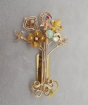 14K &amp; 10K Gold Victorian Stick Pin Collection Brooch (#J636) - £1,125.38 GBP