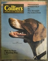 Collier&#39;s Magazine - September 27, 1941 Hunting Dog, Vintage Ads Pres. Roosevelt - £7.64 GBP