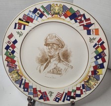 Allied Nations Commemorative Series WWII Military Plate General McArthur - £11.70 GBP