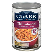 12 Cans of Clark Old Fashioned Baked Beans with Pork 398ml Each -Made in... - $57.09