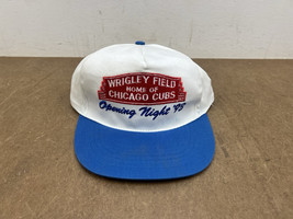 Vintage CHICAGO CUBS Snapback Hat 1993 Wrigley Field Opening Night mlb baseball - £10.04 GBP