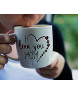 Mothers Day Mug - I Love You Mom Mug, Mothers Day Gift, Mom Gift, Birthd... - £12.49 GBP
