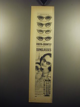 1957 Foster Grant Fosta-Grantly Continental Jeweled Sunglasses Advertisement - £14.78 GBP