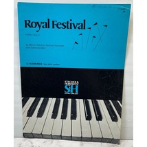 Royal Festival Piano Solo Sheet Music 1975 Melvin Stecher Norman Horowitz - $9.89