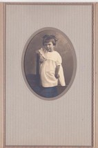 Arline Russell Cabinet Photo of Pretty Little Girl Age 2 1/2 Years Old - £13.98 GBP