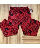 NBA Men&#39;s Allover Print Lounge Pajama Pants Size X Large Red NWT 100% Po... - $24.74