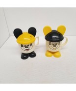 Vintage 1970s Mickey Mouse Sippy Cup Lot of 2, Disney Collectible - £19.42 GBP