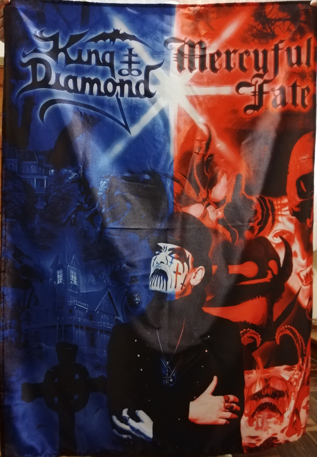 KING DIAMOND &amp; MERCYFUL FATE Kim Bendix Petersen FLAG CLOTH POSTER BANNE... - $20.00
