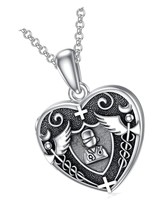 Heart Nurse Locket Necklace That Holds Pictures, - £143.92 GBP