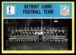 1967 Philadelphia #61 Detroit Lions TC VGEX-B107R12 - £39.81 GBP