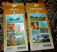 MAPS:  a. UNITED STATES  b. MEXICO price for both  (sew rm 1-2 clst) - $5.40