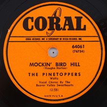 The Pinetoppers – Mockin&#39; Bird Hill / Big Parade Polka -1950 78 rpm Reco... - £11.18 GBP