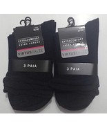 6 Pairs Of Socks Short Women&#39;s Virtus Calze Warm Cotton Hem Laser Cutting - £12.15 GBP