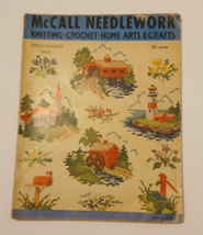 McCall Needlework Magazine Spring/Summer 1950 Kitchen Wall Plaques - £10.99 GBP