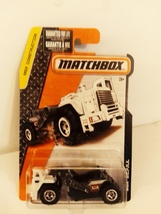 Matchbox 2016 #043 White MBX S.C.P.R.X. Vehicle MBX Construction Series MOC - £7.82 GBP
