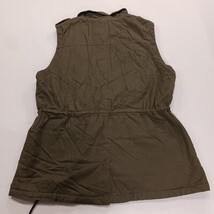 C'ESTTOI GV1087 Women's Girls/Women's Green Cotton Blend Sherpa Vest Size Medium image 14