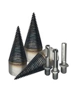 3Pcs Firewood Log Splitter Drill Bits, 32Mm Wood Splitter Hex Shank Blac... - $838.21 MXN