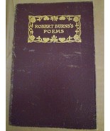 Robert Burns&#39;s Poems Thomas Crowell 1900 edition red leather - $29.77 CAD