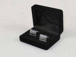 Men J.Valintin Cufflinks by Vitorofolo for French Cuff Shirt V29-45 Silver image 3