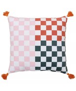 2 Pack Reversible Embroidered Throw Pillow Checkered - Bullseye&#39;s Playgr... - $336.78 MXN