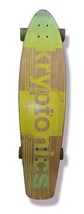 KRYPTONICS Sun &amp; Palm Trees 36&quot; Complete Longboard SKATEBOARD Good Condi... - $68.89
