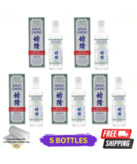 5 X Kwan Loong Medicated Oil 15ml with Menthol &amp; Eucalyptus Oil - £26.54 GBP