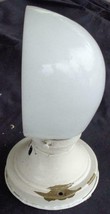 Bathroom Sconce Light Fixture - Milk Glass Diffuser Shade - GDC - CLASSI... - £46.70 GBP
