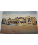 Vintage Fonda Hotel Santa Fe New Mexico Linen Postcard  - $4.99