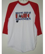 Barry Manilow BMIFC Raglan Jersey Shirt 1985 Toronto Canada Single Stitc... - €95,51 EUR