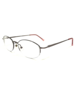 Technolite Eyeglasses Frames TL 520 LI Gray Light Gunmetal Half Rim 49-18-135 - $55.88
