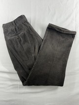 Vintage Haggar Corduroy Pants Men’s Size 38X30 Pleated Gray City Casual ￼ - £14.24 GBP
