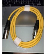 SAXLX-6 - ￼ Yellow  6 Foot XLR Patch Cable PA DJ Audio Cord - £3.77 GBP