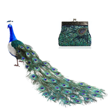 Peacock Crazy Clutch Eye-catching Ensemble In 8 Colors - £60.42 GBP