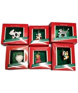 Lot of 6 Hallmark Christmas Ornament Follcart Buny, Penguin Pal Roly Pol... - $497.91 MXN